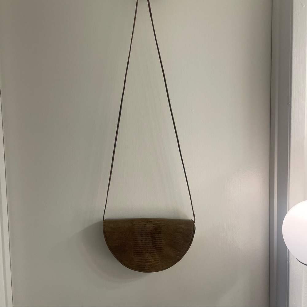 Vintage Brown Crossbody Bag